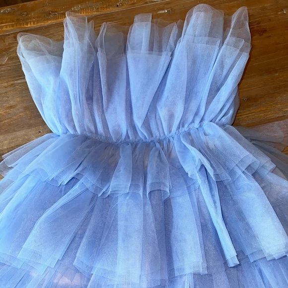Mable Blue Tulle Dress - Picture 3 of 7
